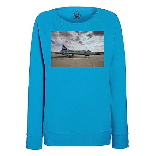 Sweatshirt Femme Avion de Combat US Air Force idéal pour vos sorties décontractées le week-end