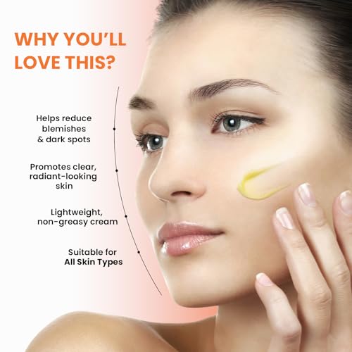 Image of Lotus Herbals Papayablem Papaya & Saffron Anti-Blemish Cream | For Dark Spots, Pigmentation & Uneven Skin Tone | 50g