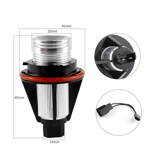 Evita faros amarillos con los ojos de angel BMW E87 bombillas halo led de repuesto 10W 7