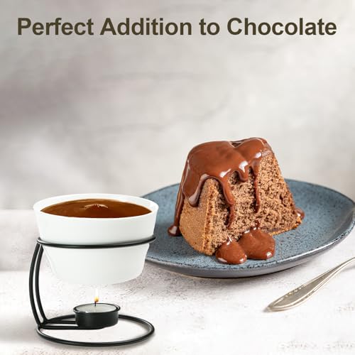 Luvan 4 peças de aquecedores de manteiga de 362 g para frutos do mar, derretidor de manteiga com sup