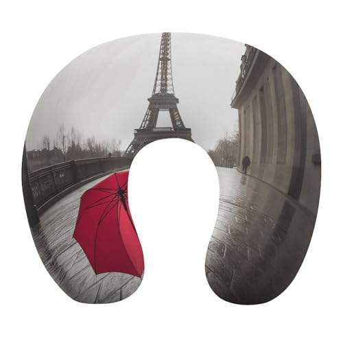 Almohada de viaje Memory Foam tamaño único U miniatura 1