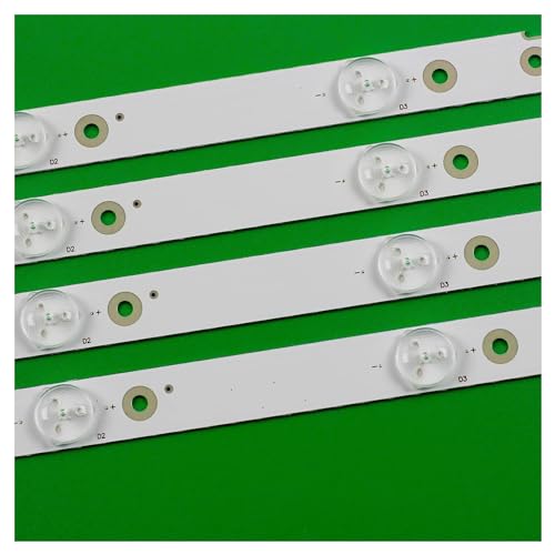 LED-bakgrundsbelysningsremsor för 43" TV - 8 st/sats
