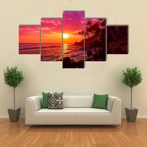 Poster mural grand format et affiche décoration murale palmiers exotiques