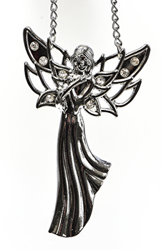 Chroma 48012 Guardian Angel Auto Ornamentz, Silver, 2 X 2 #TOP2