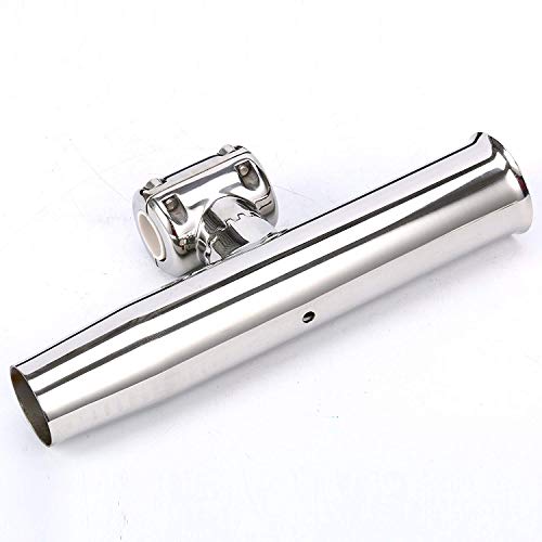 Amarine Made 4-Pack Stylish Stainless Steel Clamp on Fishing Rod Holder for Rails 7/8" to 1" by Amarine Made - Image 6