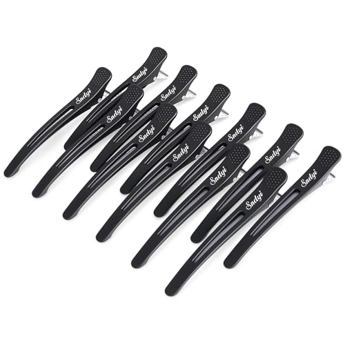 Sndyi Hair Sectioning Clips Non-Slip Duckbill (12-Pack)