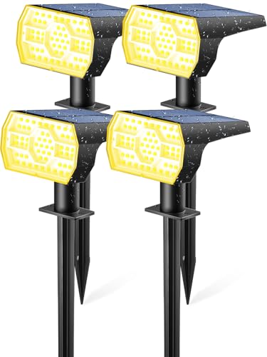 Kaxiida Outdoor Solar Lights, IP68 Waterproof, 56LED 3-Mode