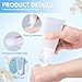 20PCS 100ml Refillable Empty Plastic Tubes Bottle Sample Packing Jars Makeup Container with Clear Flip Cap for Body Lotion Shower Gel Shampoo Cleanser (100ML)