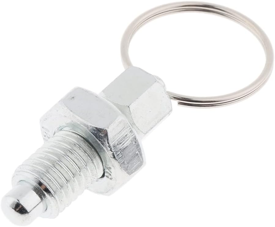 2Pcs Stainless Steel Non Lock-Out Indexing Plunger With Pull Ring M10