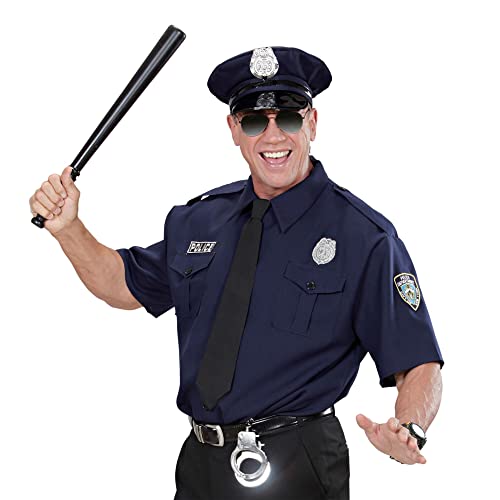 W WIDMANN MILANO Party Fashion - Disfraz de oficial de policía, uniforme, alguacil, policía, disfraces de carnaval