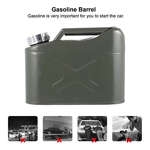 FAVOMOTO Automóvel Sobressalente Barril de Óleo Antiestático Portátil Vertical Espessado Barril de Ó