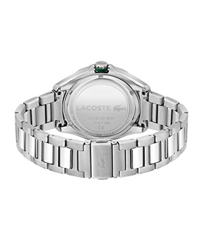 Lacoste Tiebreaker Men's Quartz Stainless Steel And Bracelet Casual Watch, Color: Silver (Model: 2011129) #TOP2