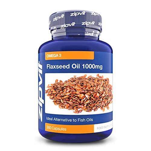Zipvit Flaxseed Oil Capsules 1000mg - 360 Softgels