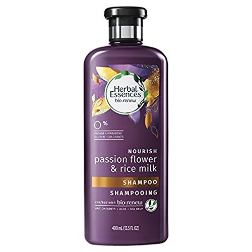 Herbal Essences Biorenew Nourish Passion Flower & Rice Milk Shampoo, 13.5 fl oz (Pack of 2)