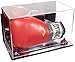 Better Display Cases Acrylic Catchers Glove Display Case with Mirror Case, Purple Risers , Wall Mount and Mirror Base (A011/V16)