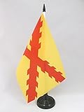Uso : Decoracion de Interior AZ FLAG Bandera de Mesa de ESPAÑA TERCIOS MORADOS Viejos 21x14cm - BANDERINA de DESPACHO Ejercito ESPAÑOL 14 x 21 cm