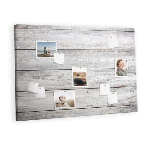 Tableau mural horizontal liège 120x80 cm en bois coloré