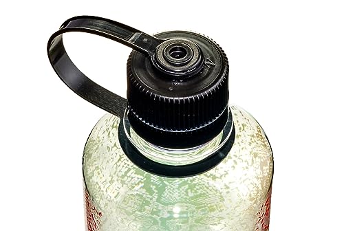 Image of Nalgene 16 oz Narrow Mouth Water Bottle, Rainbow Snake