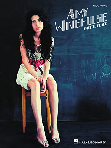 Amy Winehouse - Back to Black | Piano Vocal Sheet Music Songbook | R&B Pop Soul Sheet Music for Piano and Voice | Vocal Piano Arrangements for Intermediate Musicians | Artist Collection Music Score