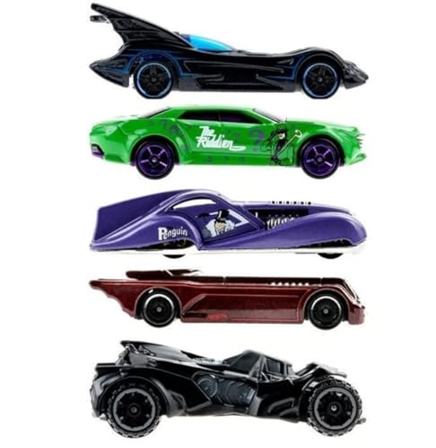 Hot Wheels Batman 2022 Complete Bundle de 5 vehículos miniatura 2