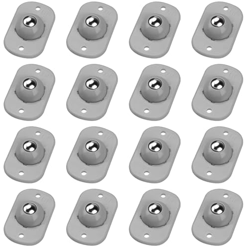 Image of TRVL FIELDER Self Adhesive Caster Wheels, Appliance Rollers Appliance Slider for Kitchen, 360 Swivel Small Casters - Solve Coffee Maker Air Fryer Small Appliances Countertop Sliding (Gray - 16 Pcs)