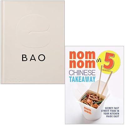 BAO [Hardcover] By Erchen Chang, Shing Tat Chung, Wai Ting Chung & Nom Nom Chinese Takeaway In 5 Ingredients By Iota 2 Books Collection Set