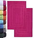modernes, hochwertiges Design, Lieferumfang: 2x Badteppich Größe: 50x80cm