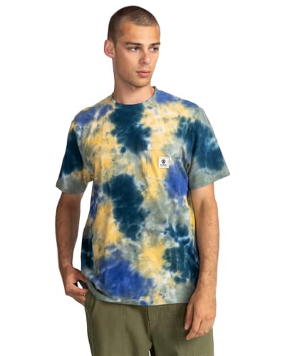 Photo de Element Basic Label - T-Shirt - Unisexe - Bleu.