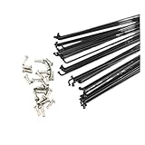 TENVORA Fahrradspeichen,Speichen Mountainbike-/Rennradspeichen 14G Speichen Nr. 45 Stahlspeichen...