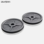 GORILLA SPORTS® Olympia Hantelscheiben - 1,25kg, 2,5kg, 5kg, 10kg, 15kg, 20kg, 25kg, 30kg Gewichte, 50mm Bohrung, Gusseisen, Einzeln/Set - Gewichtsscheiben, Hantelscheiben-Set, Hanteln – Bild 2