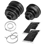 Caltric Rear Axle Inner Outer Cv Boot Kit Compatible with Kawasaki Teryx 750 Krf750 4X4 2008-2011