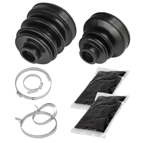 Caltric Rear Axle Inner Outer Cv Boot Kit Compatible with Kawasaki Teryx 750 Krf750 4X4 2008-2011