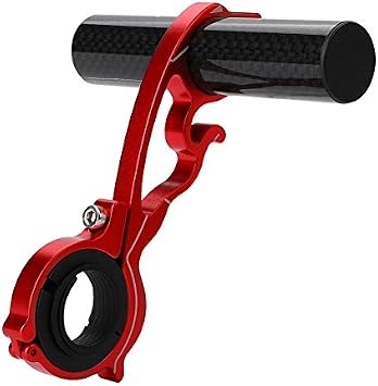 Handlebar Extender, Aluminum Alloy Double Handlebar Extension Bracket For Bicycle Speedometer Headlight PhoneRed