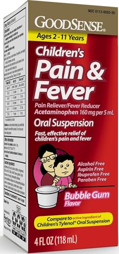 Image of GoodSense Children's Acetaminophen Oral Suspension, 160 mg /5 mL, 4 Fl Oz