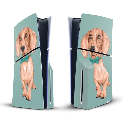 Autocollant officiel Barruf Teckel PS5 Slim Disc - Skin vinyle haute précision Wiener Art