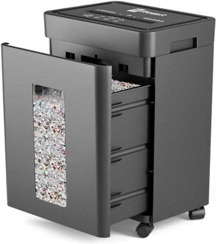 Heavy Duty Paper Shredder Micro-Cut High Security Level P-4
