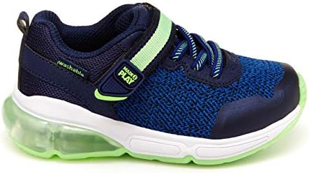 Stride Rite Boy's Made2Play Radiant Bounce Sneaker, Blue/Green, 11 Wide Little Kid | Image 1