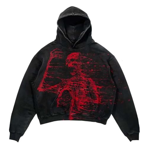 Image of Generisch Snowboard Hoodie Women Plus Size Fleece Loose Fit Long Sleeve Casual Anime Shoes, black, M