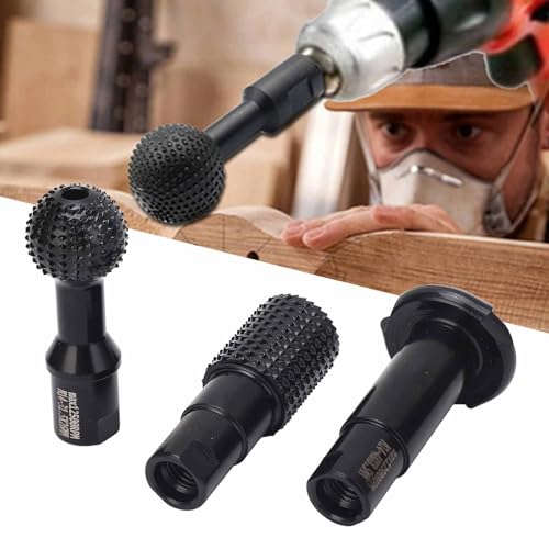 Set de fresas rotativas FLEXMAN 3 piezas 14mm para madera miniatura 5