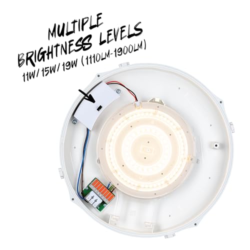 TCP LED Emergency Microwave Sensor Ceiling Wall Light Bulkhead, IP65 Waterproof Dustproof - Image 4