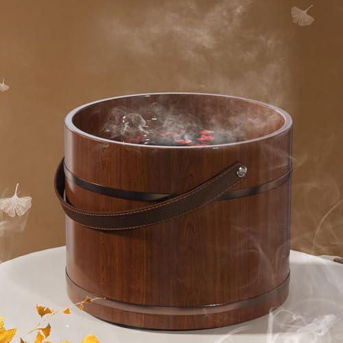 Spa de Pies de Madera de Cedro 25cm Sin Tapa miniatura 1