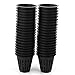 HAZOULEN Small Garden Plastic Net Cups Pots Fits in 2 Inch Holes, Set of 40