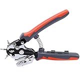 Towallmark Locher Werkzeug, Locher Multifunktions für Leder, Gummi, Kunststoff, Pappe, Arbeitsersparnis & tragbarer Locher