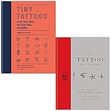 Tiny Tattoos By Rebecca Vincent & The Tattoo Dictionary By Trent Aitken-Smith 2 Books Collection Set