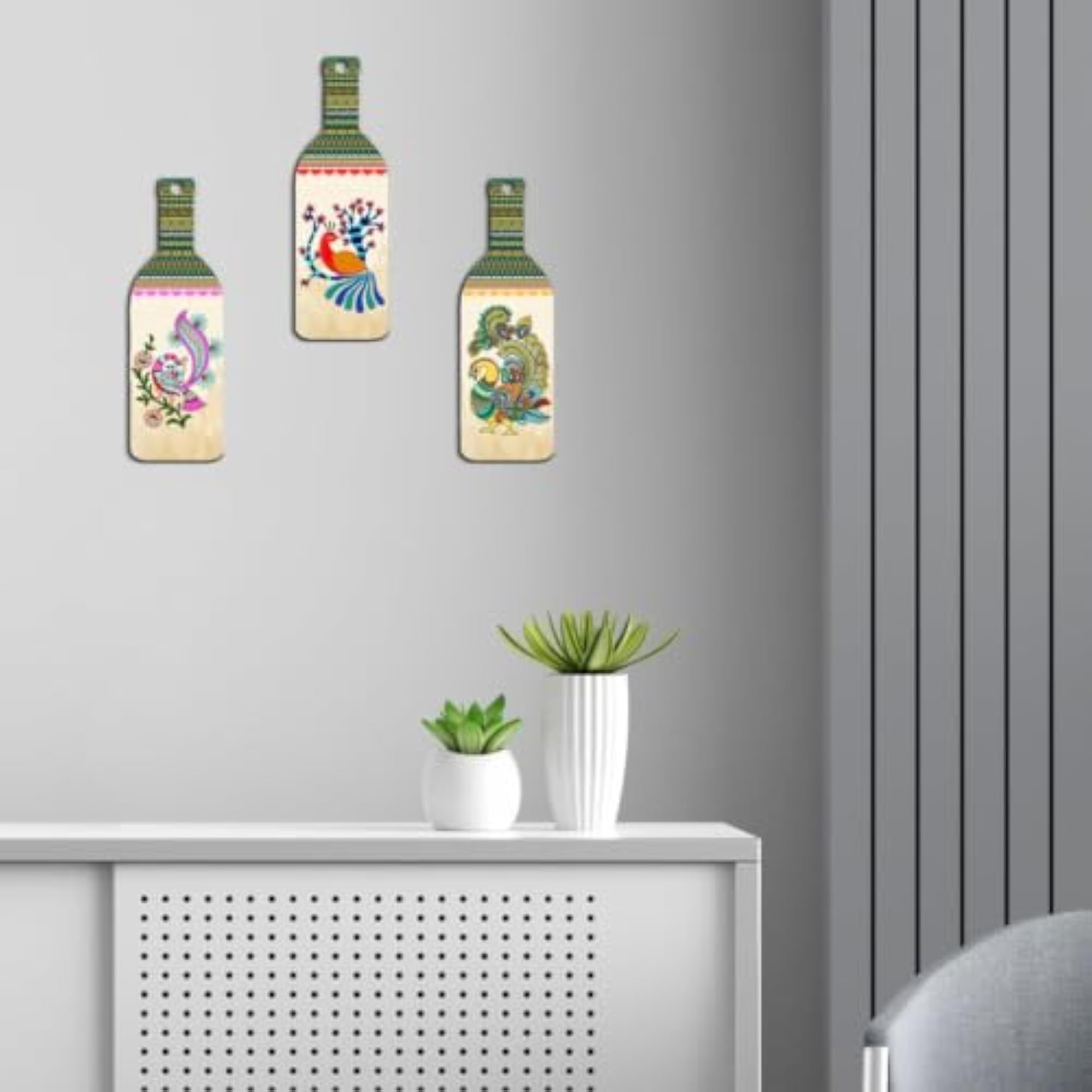 Wooden Wall Hanging Decor for Living Room