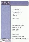  BACH/Michel Johann Sebastian Brandenburgisches Konzert Nr.2 (Trp in F, Hoch-B, Corno in B)
