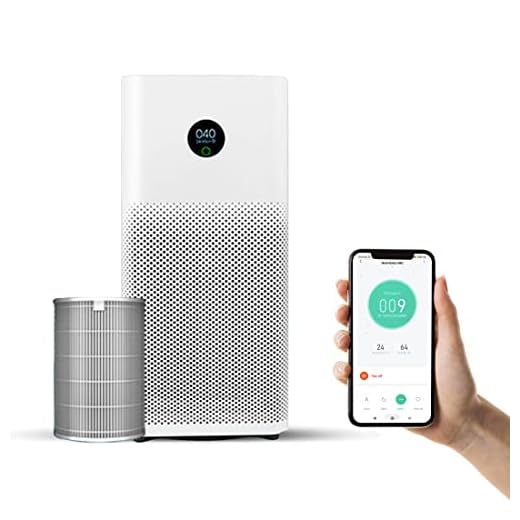 Mi Air Purifier 3 with True HEPA Filter and Smart App Connectivity