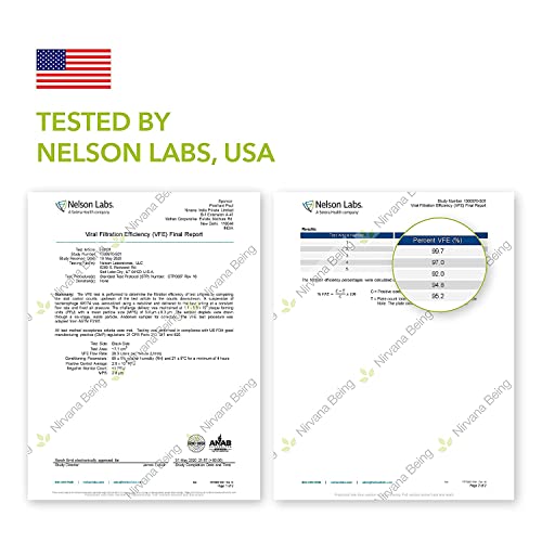 Image of airific by NIRVANA BEING 2.0 N95, FFP2 Washable and Reusable Mask for Adults | Anti Pollution Mask | Tested at International Labs Nano Technology Filter