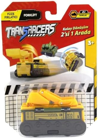 Transracers Dönüşen Araçlar Tanklar Füze Fırlatıcı/Forklift - Görsel 1