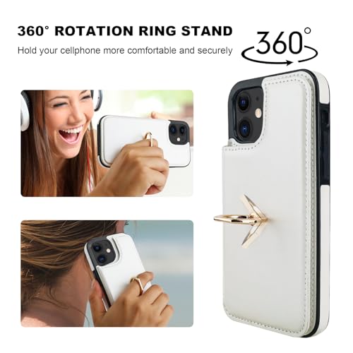Étui iPhone 12 avec anneau rotatif idéal pour sorties et selfies - 5